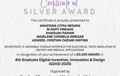 Mahasiswa Bisnis Digital FEB UNILA Meraih SILVER AWARD of 4th Graduate Digital Invention, Innovation & Design (GDIID 2025)